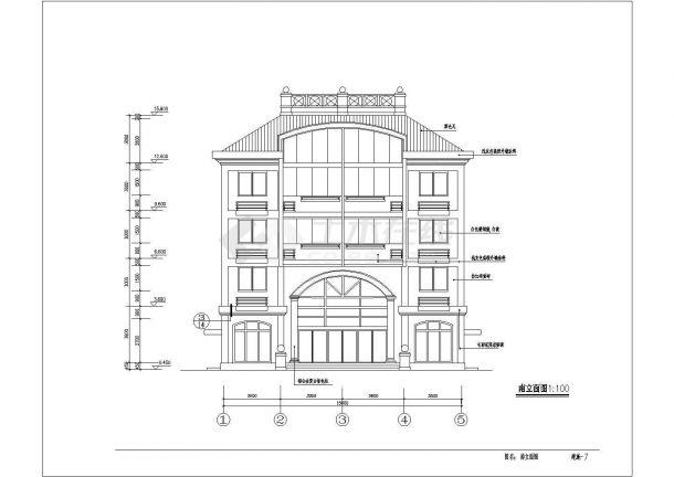 某地四层私宅建筑设计规划方案施工图